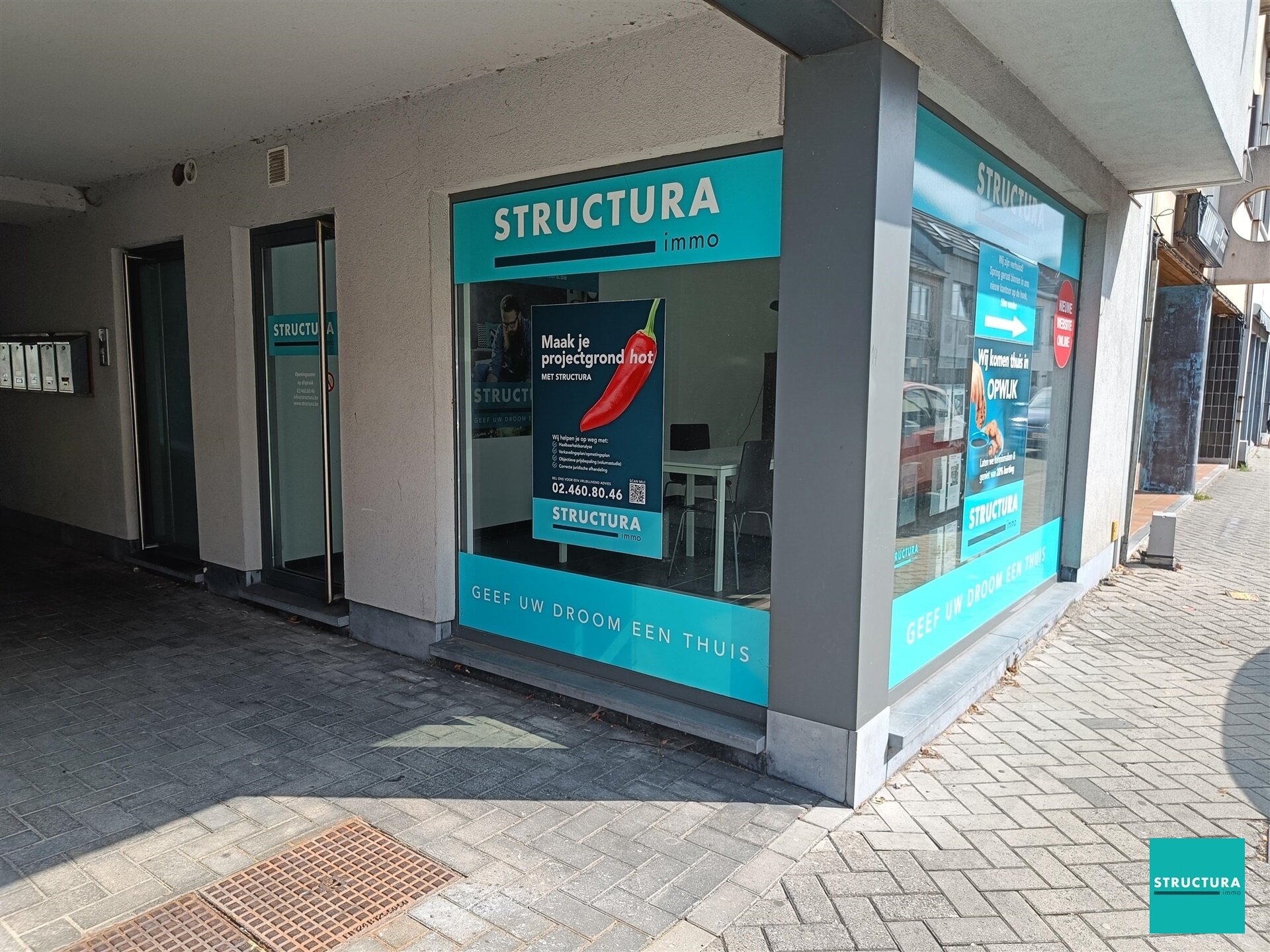 Commerce-Bureaux-Rapport à louer à OPWIJK