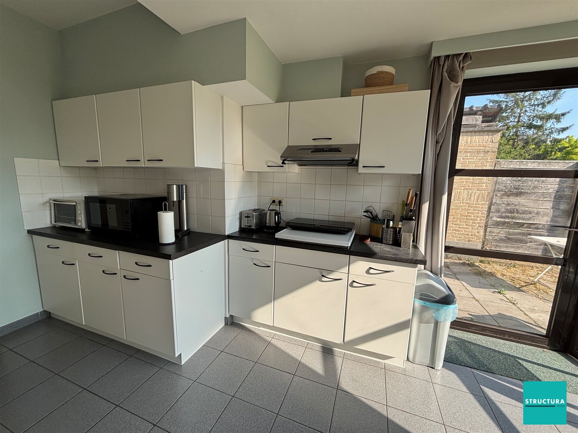 Gelijkvloers appartement te huur in STEENHUFFEL