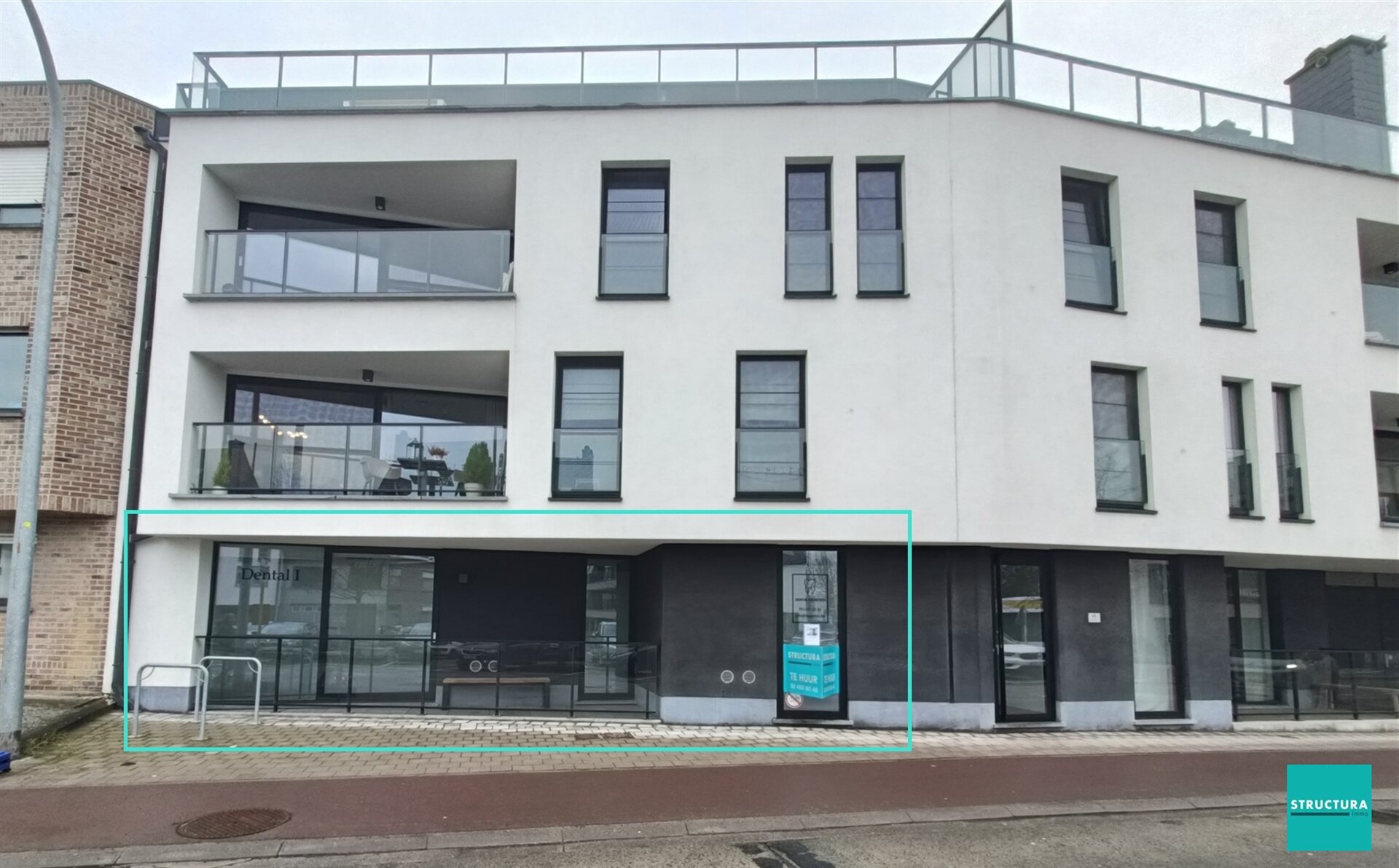 Handel-kantoor-opbrengst te huur in MERCHTEM