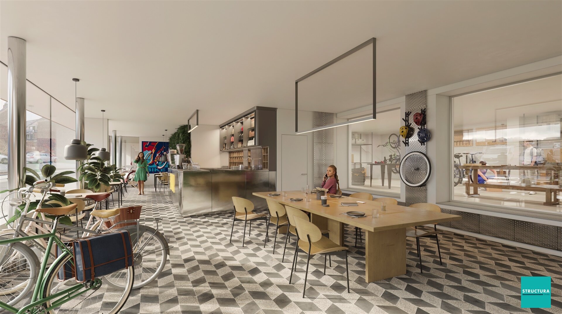 Rez-de-chaussée commercial à vendre à ASSE