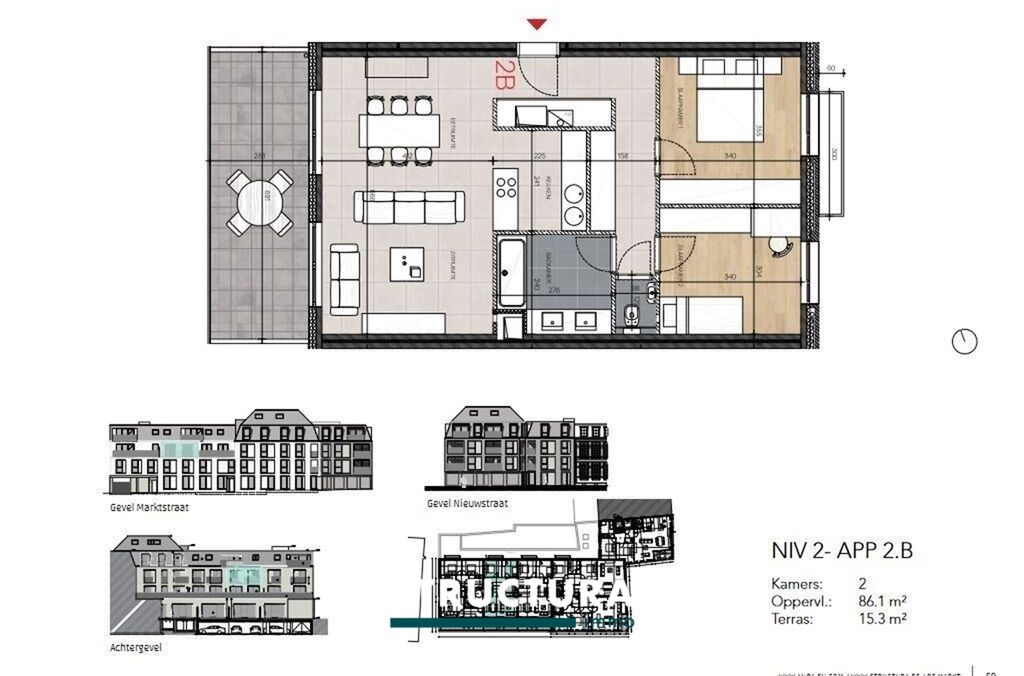 Appartement te huur in MERCHTEM