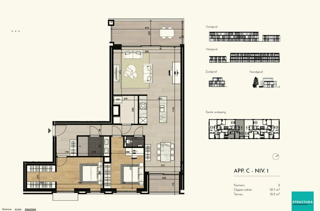 Appartement te koop in MERCHTEM