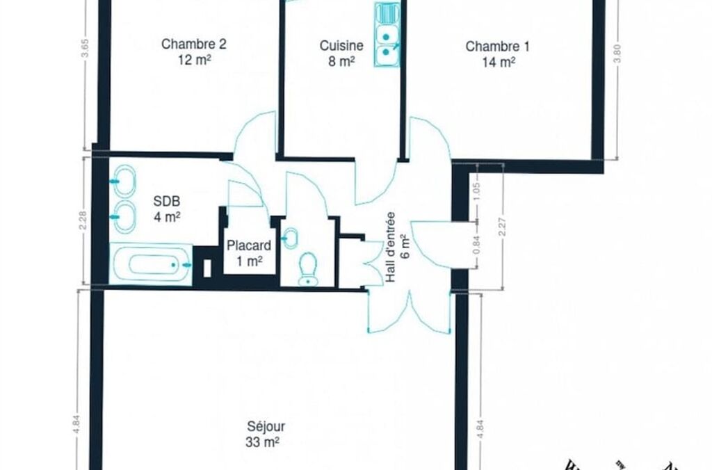Appartement à louer à WEMMEL